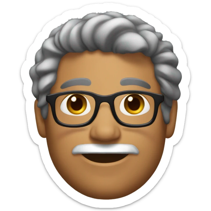 Gere um emoji para uma social mídia, pele clara , cabelo preto no ombro  sticker