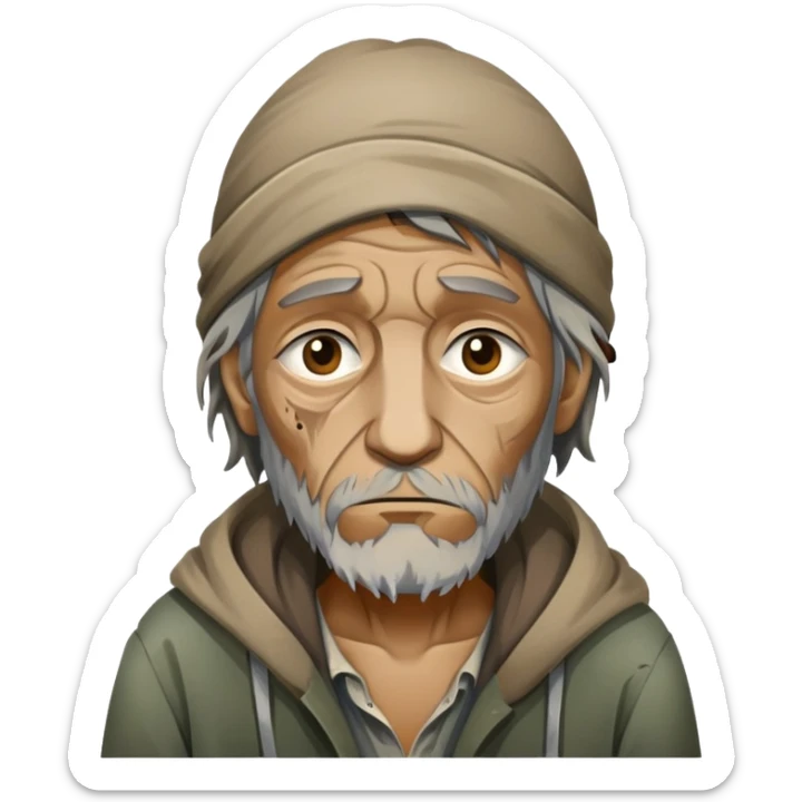Homeless sticker