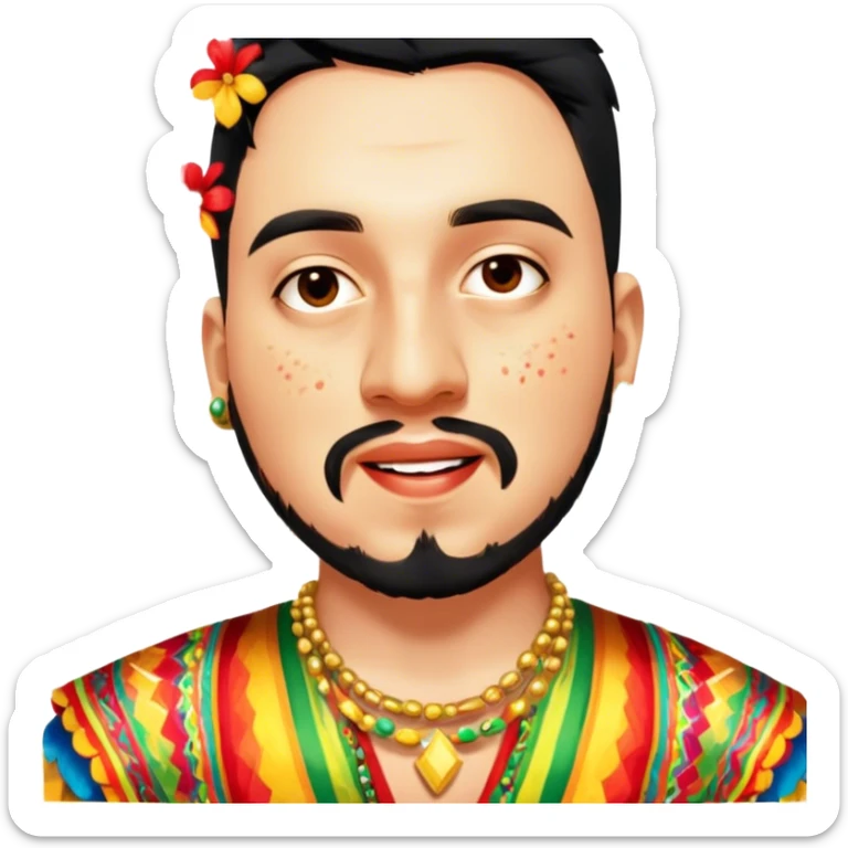 Joyful Reveler sticker