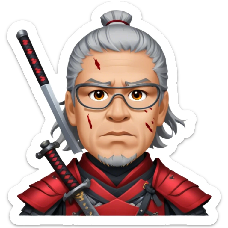 Battle-Ready Samurai sticker