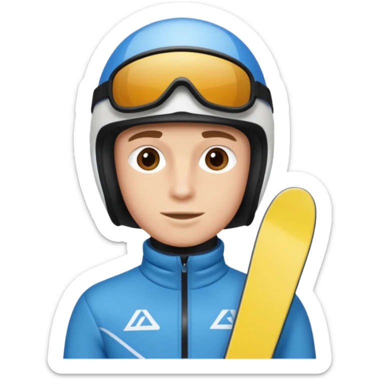 chce motikona skoczka narciarskiego jak w dsj2.pl z gry deluxe ski jump 2  sticker