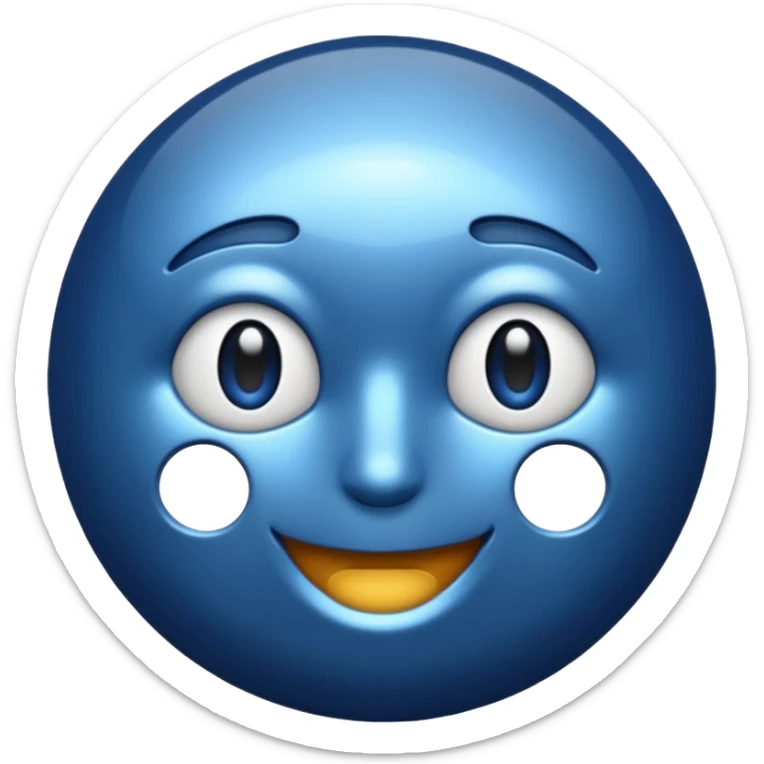 Make exactly as the cross is. Make the blue a little darker. ☩ The emoji is for X.  sticker