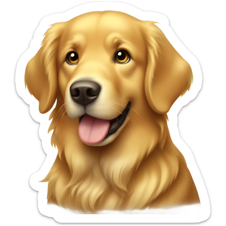 Golden retriever  sticker