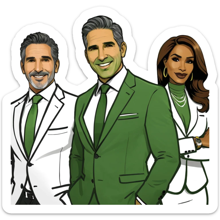 Josh king jetset Madrid celebrity millionaire Grant Cardone Alex hormozi Iman gadzhi business parrners sticker