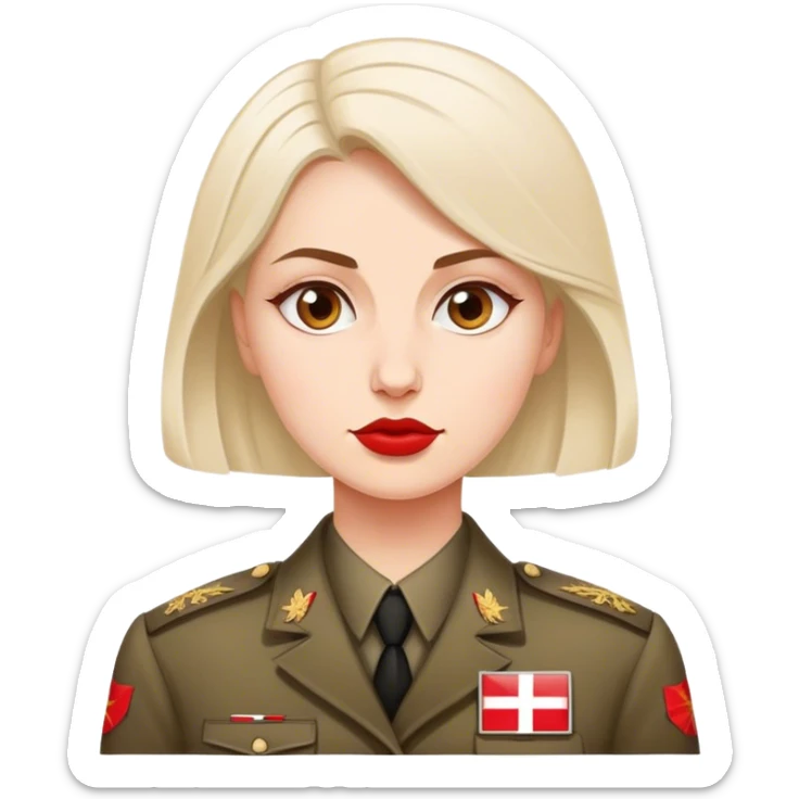 patriot polish european woman simple patriot politician modern fascist sticker