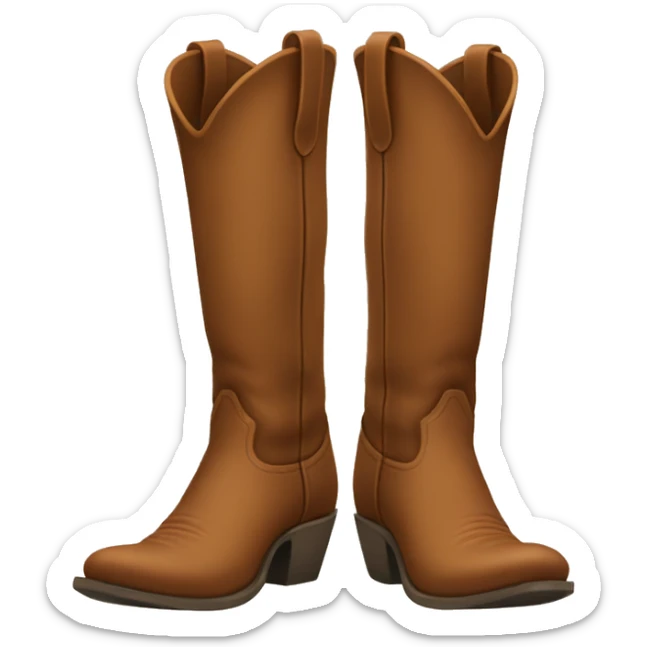 Cowgirl boots sticker