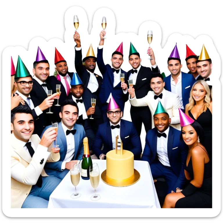 Tefi, Lewis Howes, Gary Vee, Tristan Tate, Tai Lopez, Josh King Madrid, Alex Hormozi, Iman Gadzhi, Branden Condy, Patrick Bet-David, Luke Belmar, Cardone, Shelby Sapp, Leila Hormozi, Tefi Valenzuela, business, Russell Brunson, partners, marketing, event , emoji, sales, money, mentor, party, emoji sticker