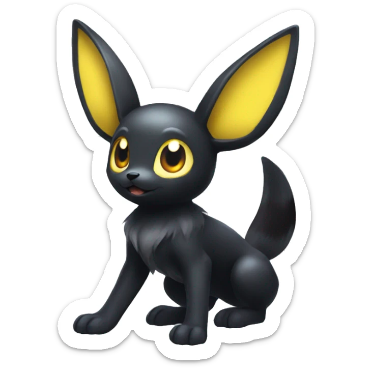  Shiny Umbreon full body sticker
