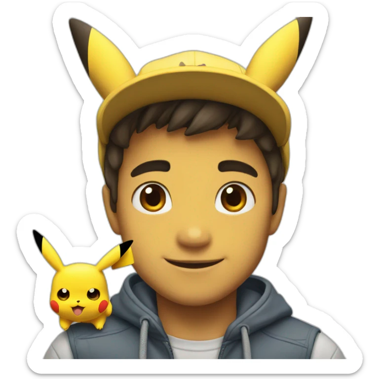 Ios pikachu sticker