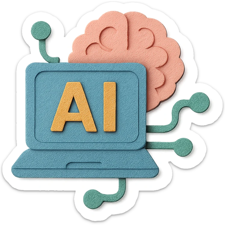 AI in healthcare sticker