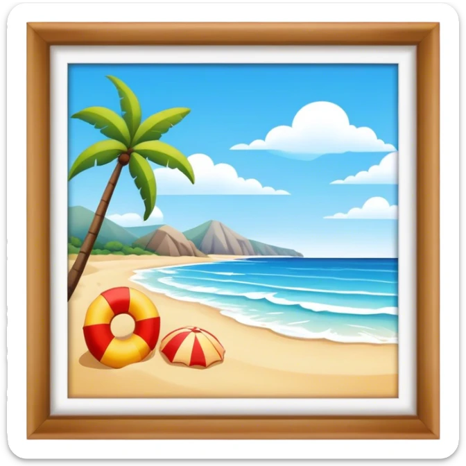 beach sticker