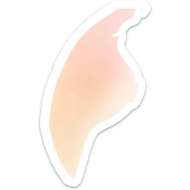 minimalist silhouette of a youthful male figure with a gentle pastel aura, subtle sparkle near the eyes, and a relaxed, confident pose, exuding effortless charm and playful unpredictability sticker