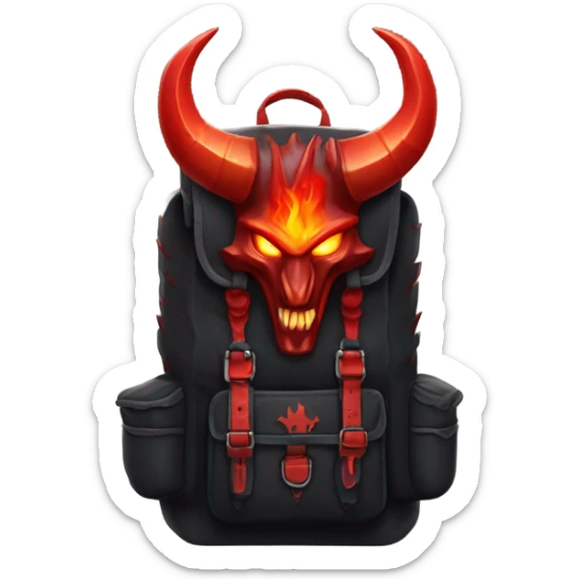 Satan’s backpack  sticker