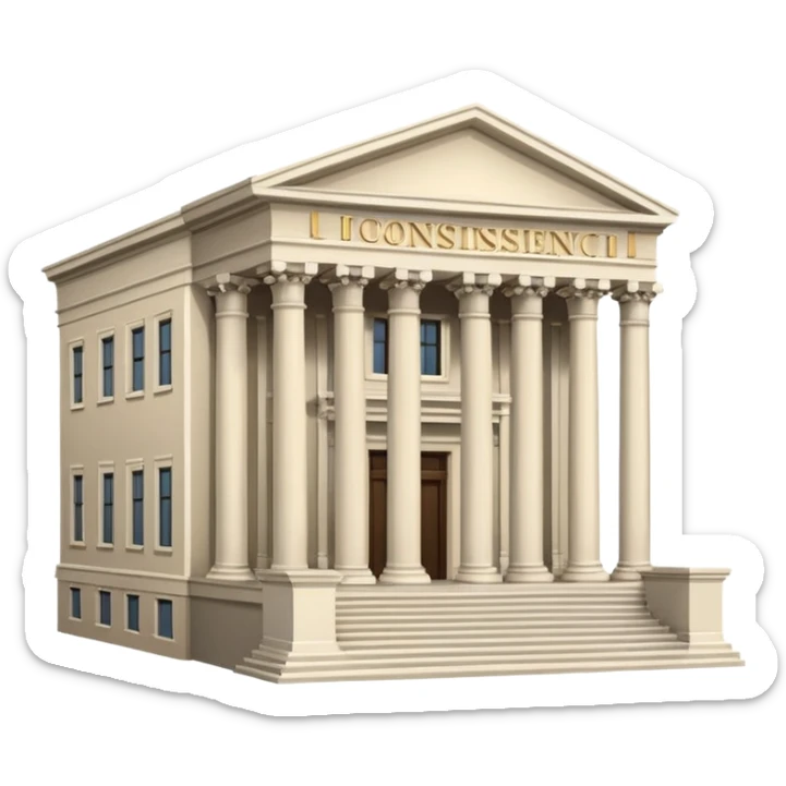 court building sticker