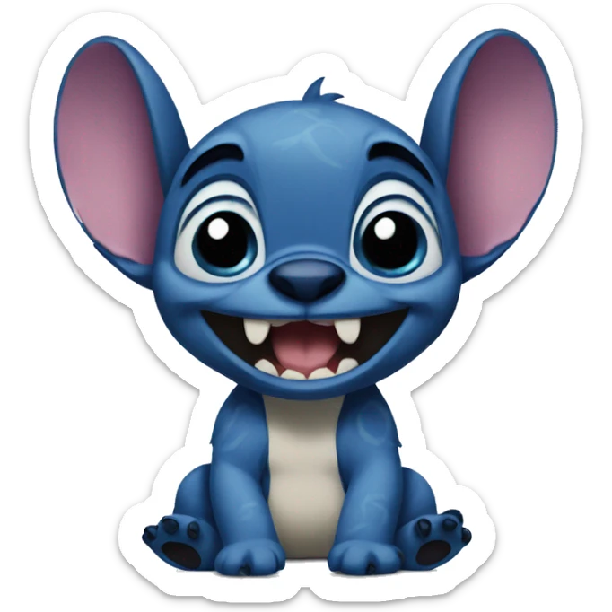 Stitch sticker