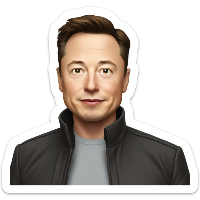 elon musk sticker