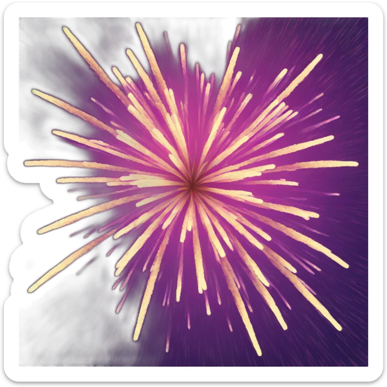 Fireworks sticker