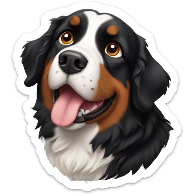 Bernese mountain dog sticker