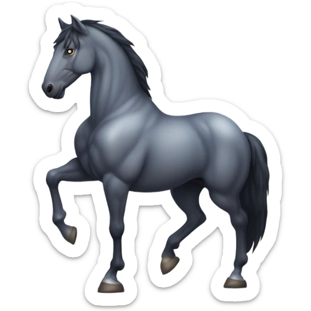 The reincarnation of Paul Reveres horse sticker