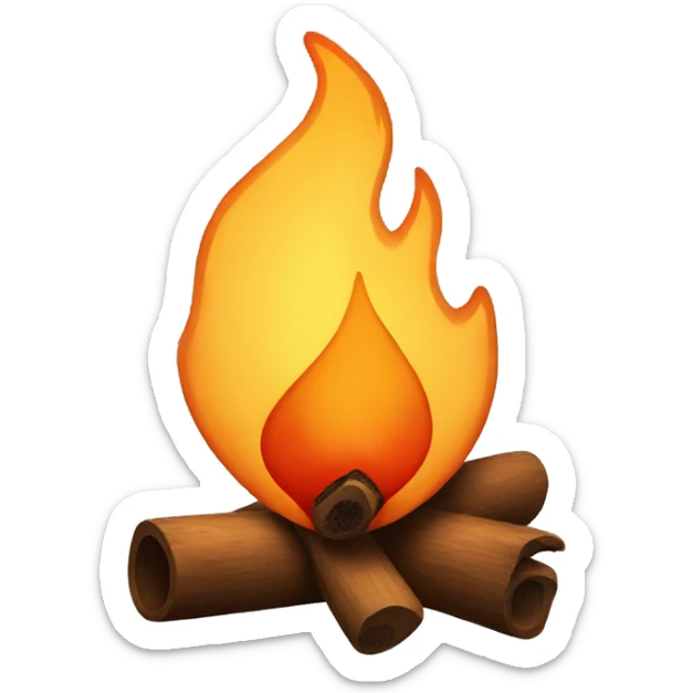 Fire sticker
