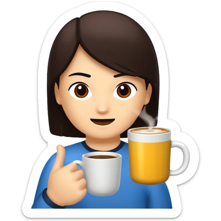 Bir roblox kızı bedava kahverengi saçı erkek bacon üstü ile bir emoji sticker