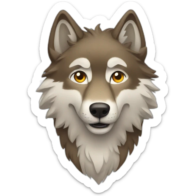 wolf sticker