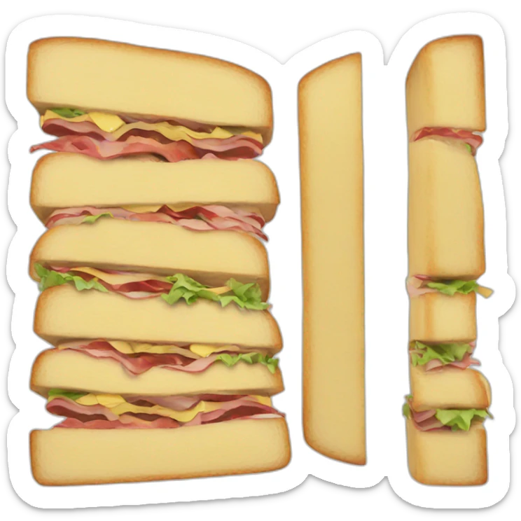 sandwich long sticker
