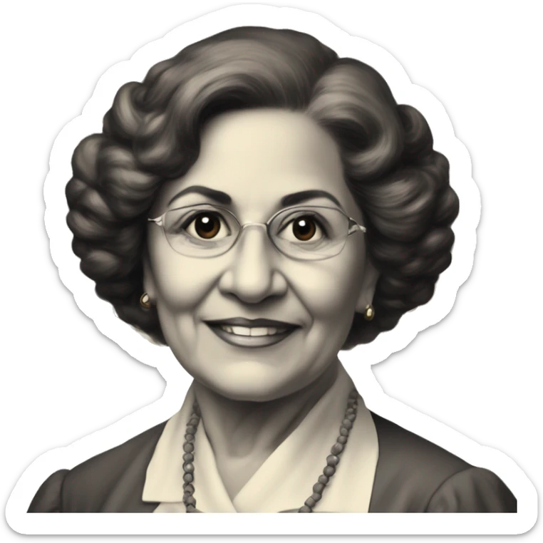 Julia Constancia de Burgos García was a Puerto Rican poet. As an advocate of Puerto Rican independence, she served as Secretary General of the Daughters of Freedom, the women's branch of the Puerto Rican Nationalist Party. burgundy  sticker