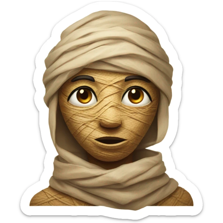 Mummy sticker