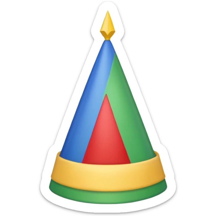 birthday hat sticker
