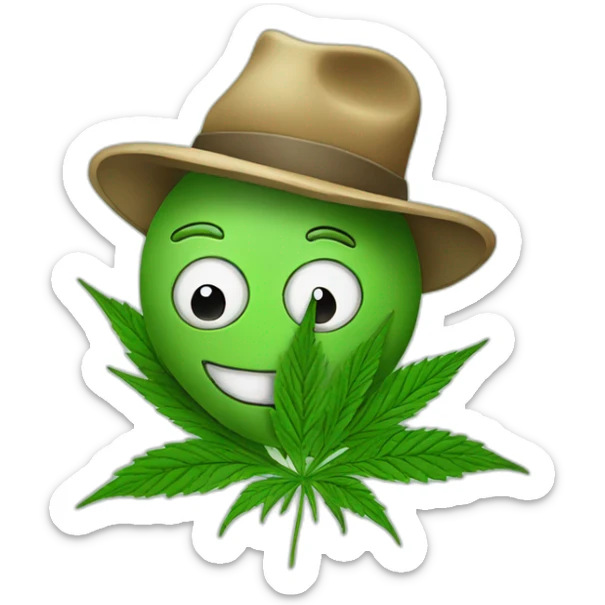 Smoking medical marijuana sticker