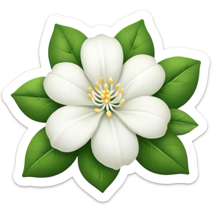 Quiero un emoji que sea una biznaga la flor careacterictica que se llena de jazmín  sticker
