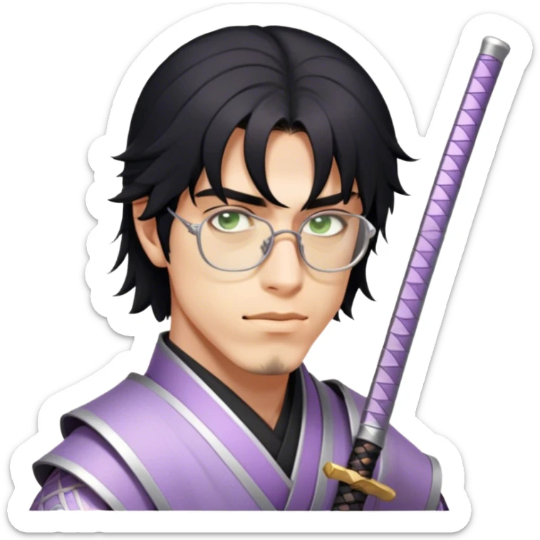 Gentle Samurai sticker