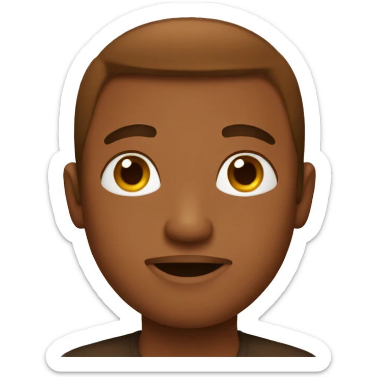 Brown emojis  sticker