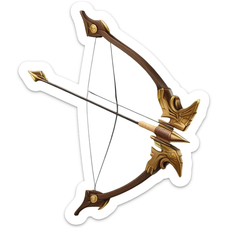 Bow with bow  sticker