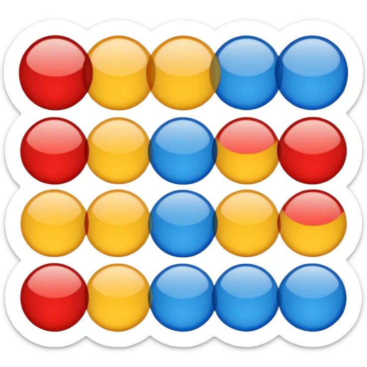 circle shapes sticker