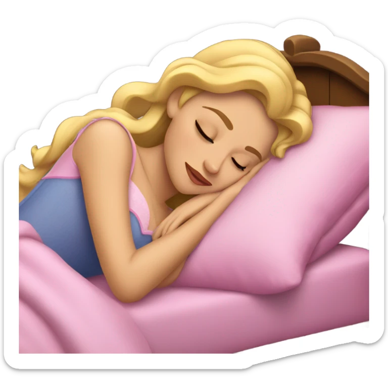 Sleeping beauty sticker