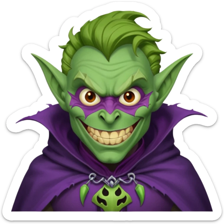evil Green Goblin sticker