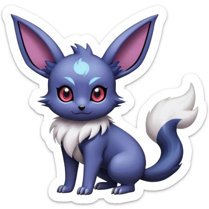 Cool Cute Kawaii Noibat-Eevee-Absol-Zorua-Umbreon-Pokemon Full Body  sticker