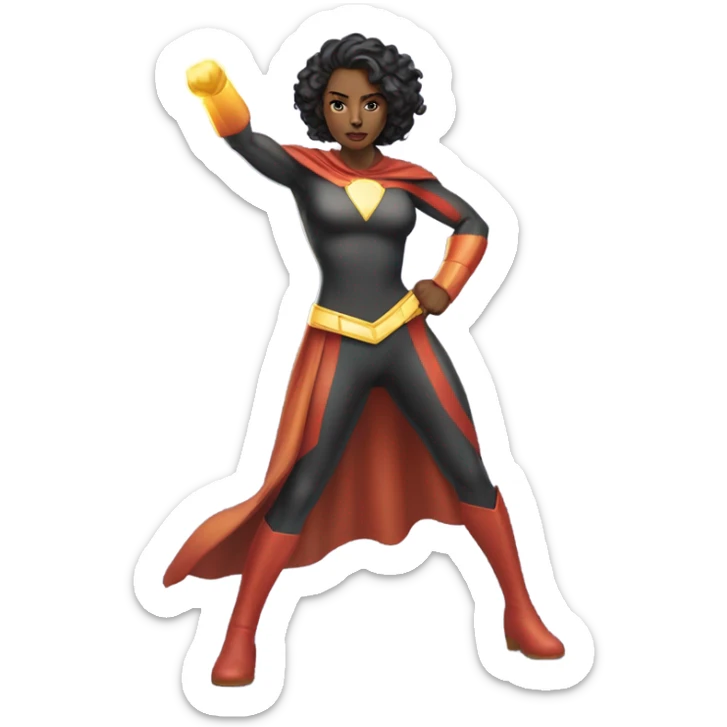 women superhero sticker