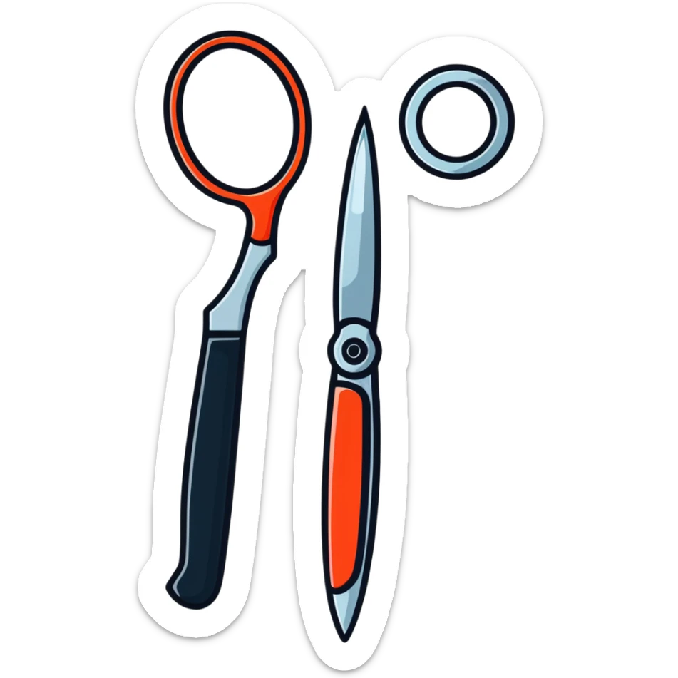 scissors sticker