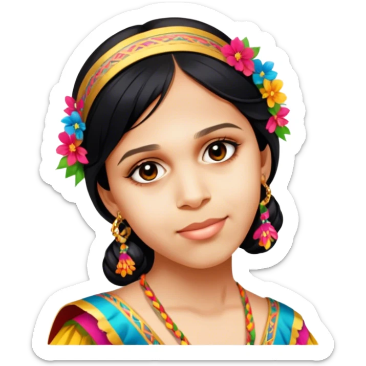 Traditional Dancer sticker