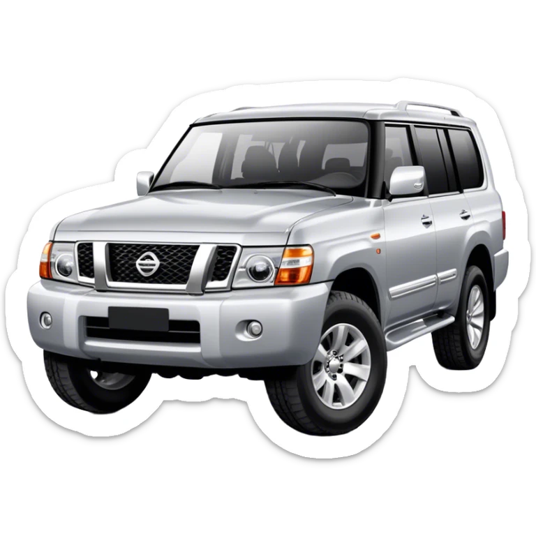 Nissan Patrol y62 - Nissan (Model Year: 2022) (Iconic colour: Silver) sticker