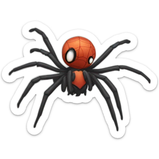 spider bit sticker
