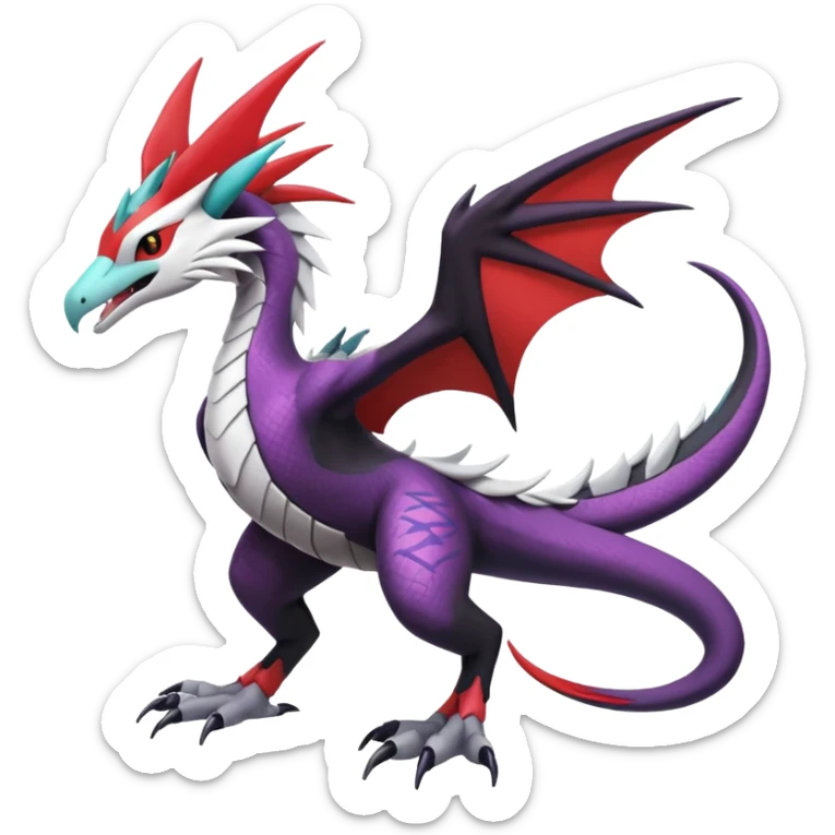 Latias-Silvally-Noivern-Salandit-Fusion (full body) sticker