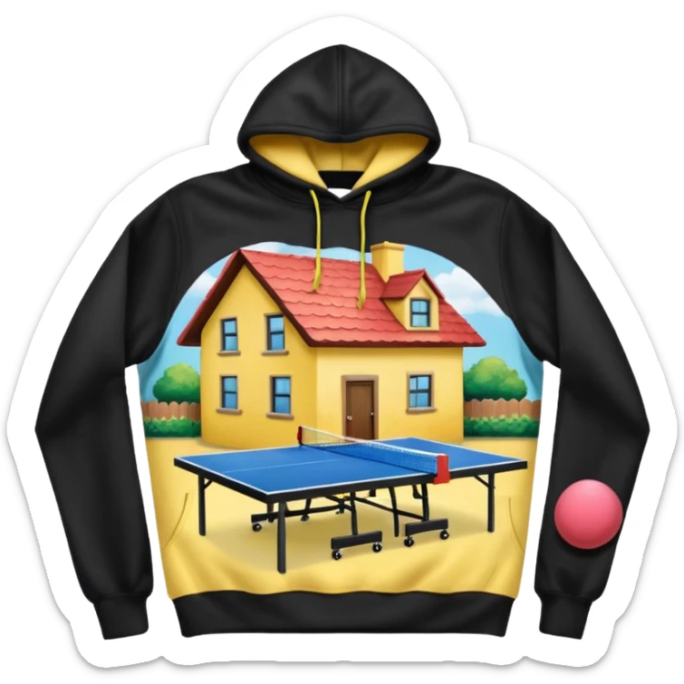 Sephora house, summer Fridays, house, lipgloss, ping-pong, puff hoodie house, but SpongeBob seemed ￼ sticker