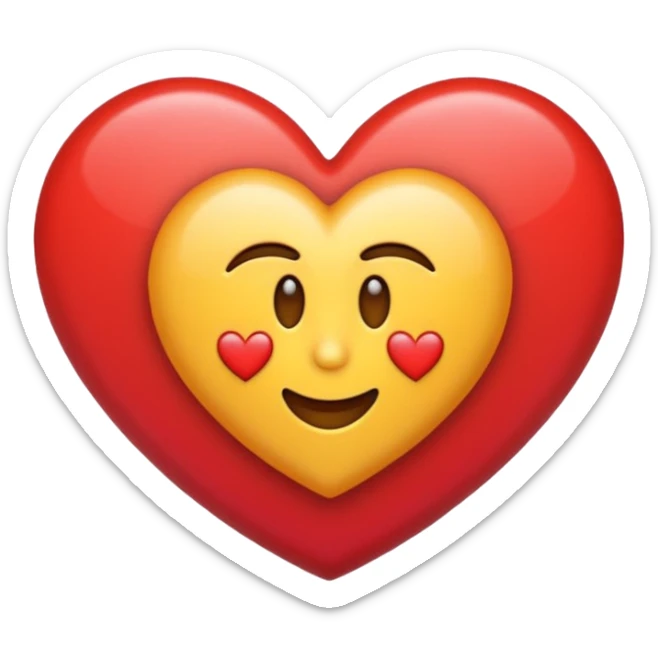 Quiero un emoji de amor y paz con la paloma blanca encerrada en un círculo y un corazón  sticker