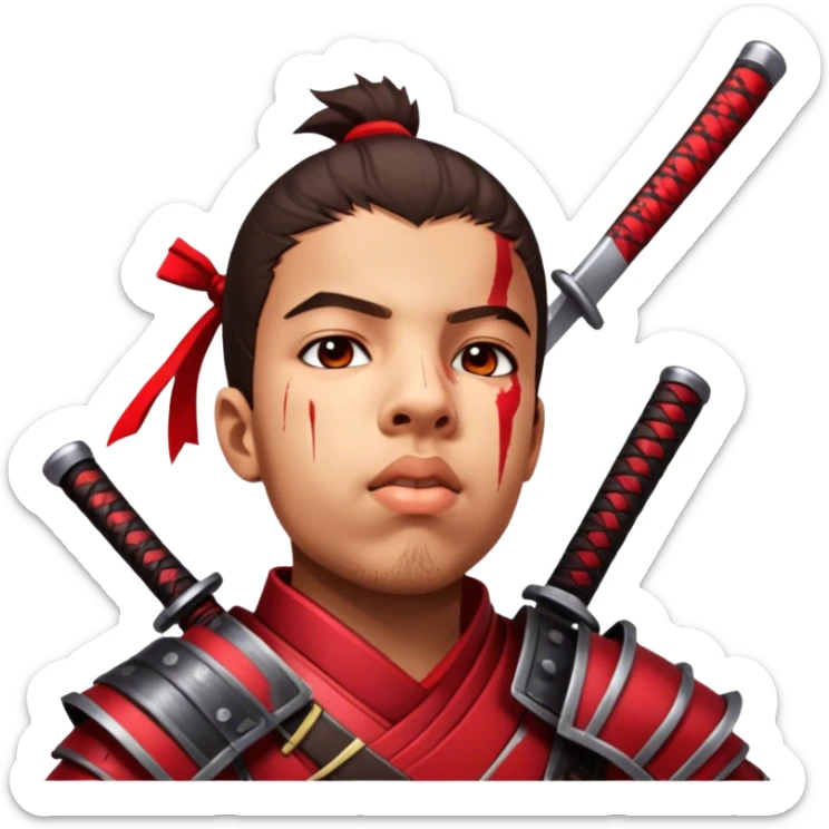 Battle-Ready Samurai sticker