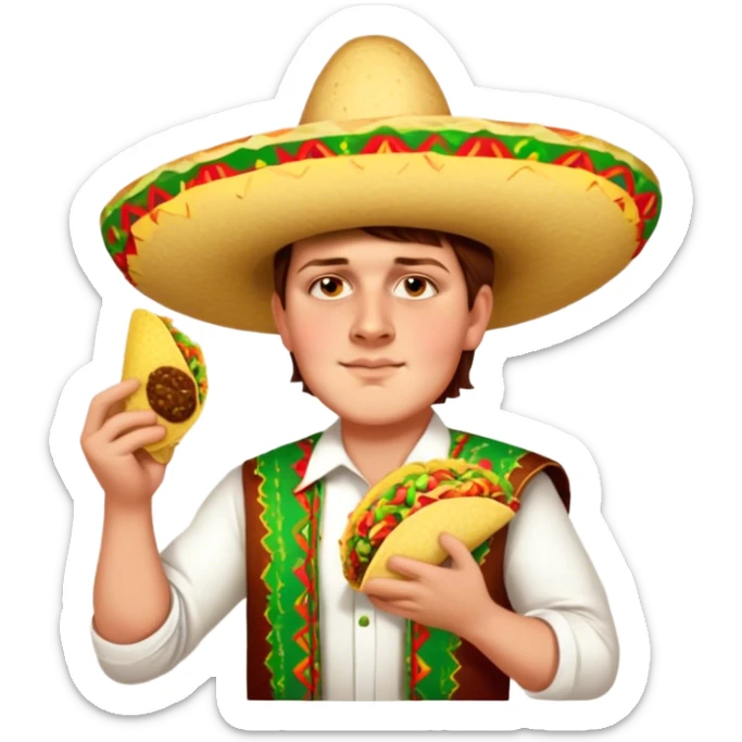 Taco Aficionado sticker