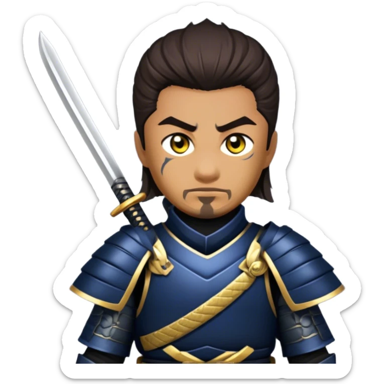 Warrior Samurai sticker